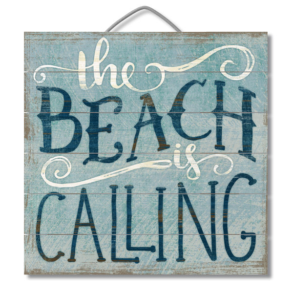 Rosecliff Heights Beach Calling Wall Décor & Reviews Wayfair